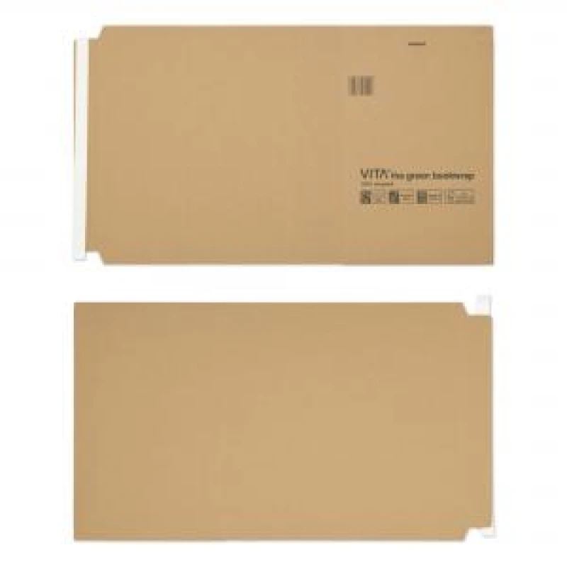 Image of Vita Purely Packaging Green Bookwrap Peel and Seal 435x318x60mm Manilla (Pack 20) BWM09