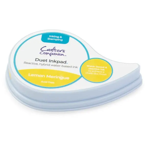 Image of Crafter's Companion Duet Hybrid Ink Pad Yellow Lemon Meringue