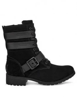 Image of Ugg Zia Calf Boots - Black