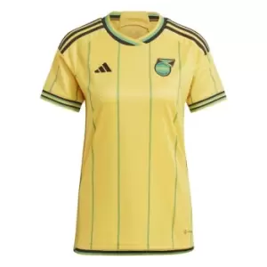Image of adidas Jamaica Home Shirt 2023 Womens - Gold