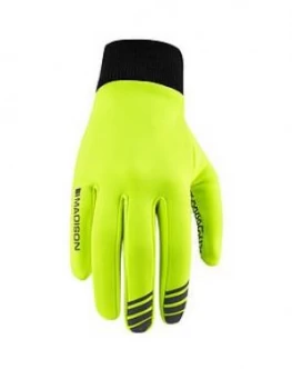 Image of Madison Isoler Roubaix Thermal Gloves, Hi-Viz Yellow