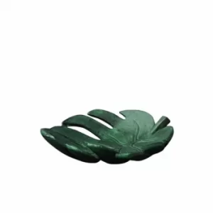 Image of Leaf Trinket Dish Green 3.5cm