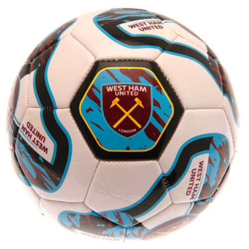 Image of West Ham United Fc Tracer Football Claret Red/blue/white (5)