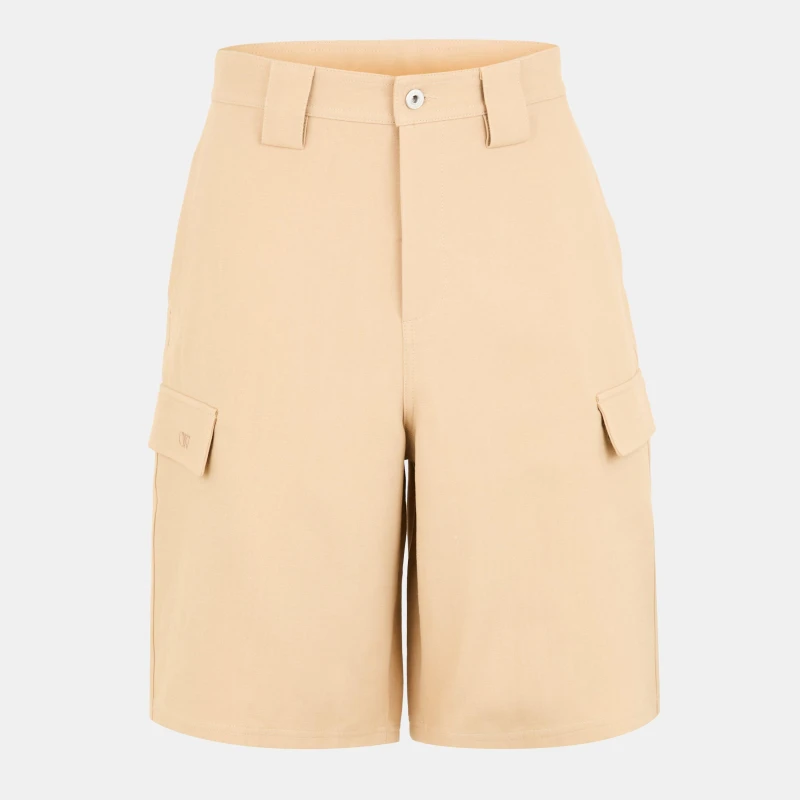 Image of Off White Mens Relaxed Fit Cargo Shorts Sand male XS
