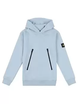 Image of Lyle & Scott Boys Zip Pocket Oth Hoody - Celestial Blue, Celestial Blue, Size 5-6 Years