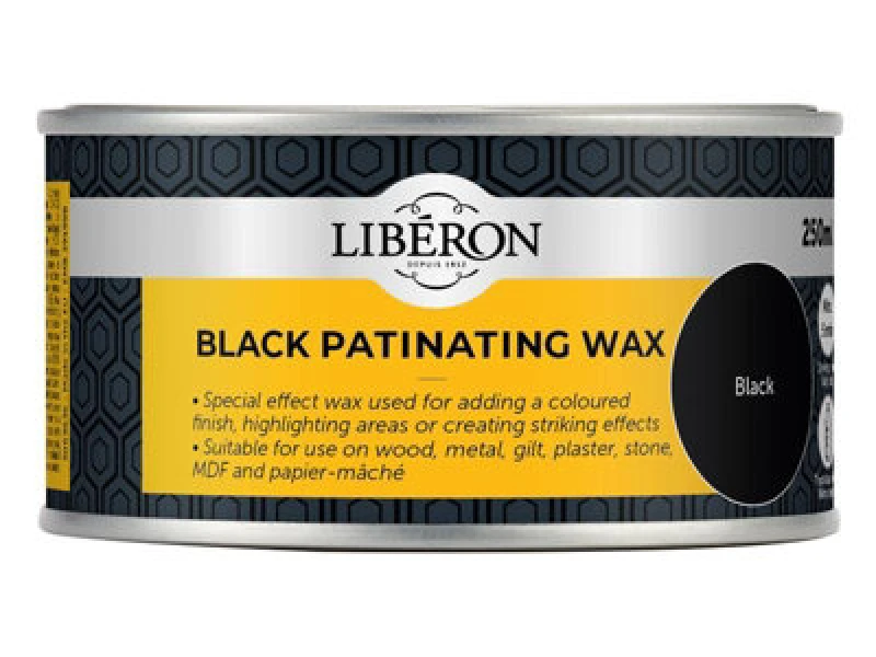 Image of Liberon Patinating Wax 126821 Colour: Black