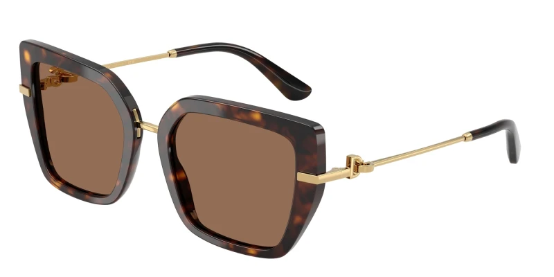 Image of Dolce & Gabbana 0Dg4474 Butterfly Sunglasses - Brown Brown WFBER Unisex