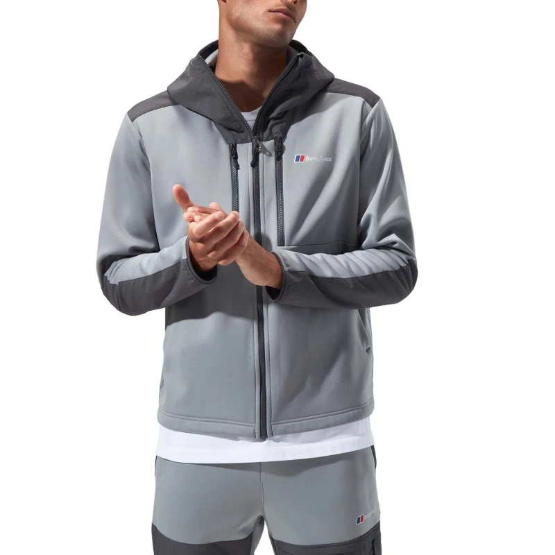 Image of Berghaus Reacon Hooded Jacket - Grey Grey 2XL