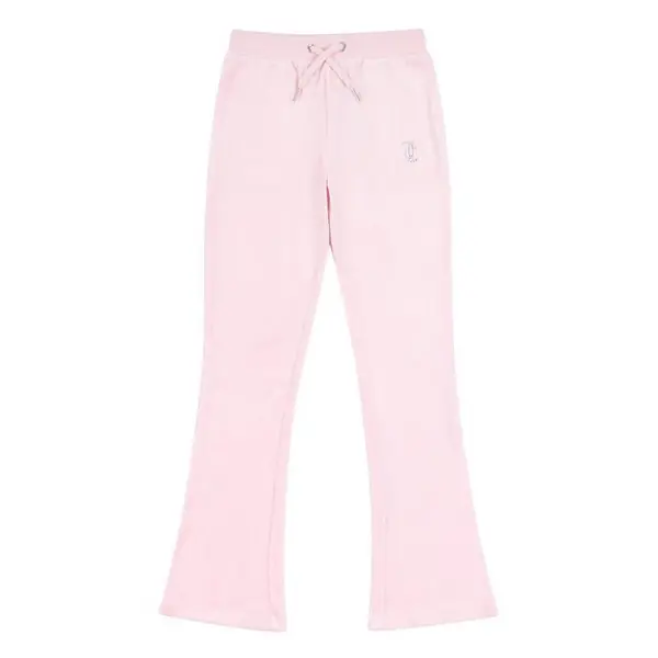 Image of JUICY COUTURE Juicy Diamnte Jogger Jn42 Open Hem Fleece Jogging Bottoms 8-9 Yrs Pink 48026006175