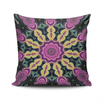 Image of MANDALA-08 - No Filling Multicolor Cushion Cover