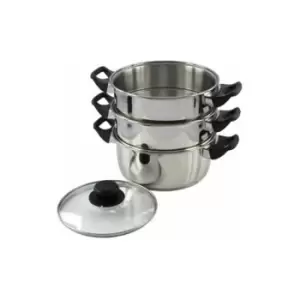 Image of Pendeford - Stainless Steel Collection 3 Tier Steamer 20cm - SS212