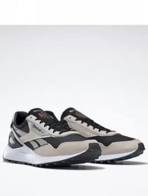 Image of Reebok Classic Leather Legacy Az Shoes, Black/Beige/Silver, Size 10, Men