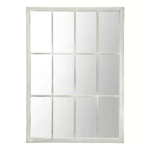 Image of Crossland Grove Valencia Outdoor Mirror Gatehouse 500 X 25 X 700 Mm - White