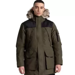 Image of Craghoppers Mens Bishorn Waterproof Breathable Parka Jacket L - Chest 42' (107cm)