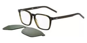 Image of Hugo By Hugo Boss Eyeglasses Hugo 1110/CS 02 with Clip-On 086/QT