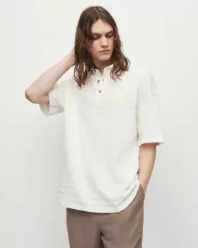 Image of AllSaints Rafa Oversized Polo Shirt