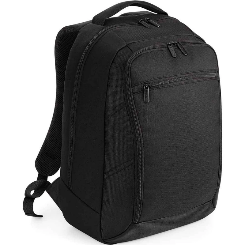Image of Quadra Mens Executive Laptop Backpack in Black Male