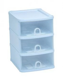 Image of Wham Handy 3-Drawer Tower - Blue