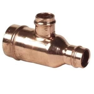 Image of Solder Ring Reduced Tee Dia22mm