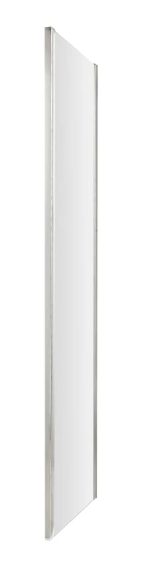 Image of Balterley 8mm Toughened Safety Glass Shower Side Panel Chrome 700mm Silver