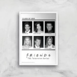 Image of Friends Class Of 2004 Giclee Art Print - A2 - White Frame
