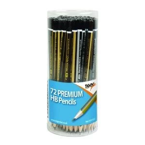 Image of Tiger HB Pencils Display Pot Assorted Pack of 72 301532