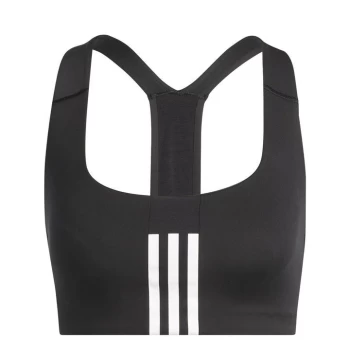 Image of adidas Three-Stripe Sports Bra Womens - Black