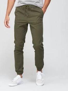 Image of Jack & Jones Skinny Fit Woven Joggers - Forest Night