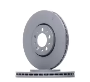 Image of ZIMMERMANN Brake disc VW,AUDI,SKODA 100.1235.20 6RD615301A,1J0615301,1J0615301C Brake rotor,Brake discs,Brake rotors 1J0615301K,1J0615301R,1J0615301S