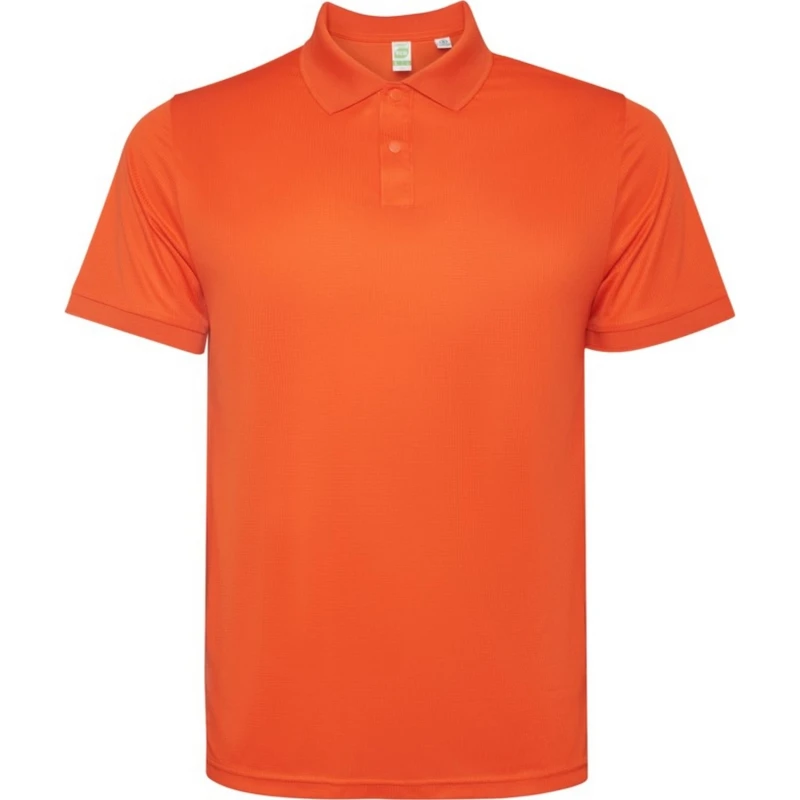 Image of ROLY ROLY Men Tormo Short-Sleeved Polo Shirt in Orange Size: Small Orange S Male 5063806096856
