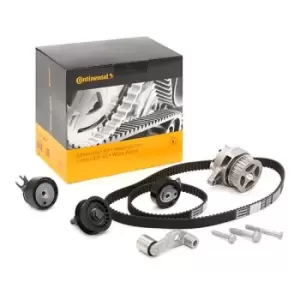 Image of CONTITECH Water Pump + Timing Belt Kit CT957WP2 VW,AUDI,SEAT,Golf IV Schragheck (1J1),Golf IV Variant (1J5),Lupo (6X1, 6E1),POLO (6N2)