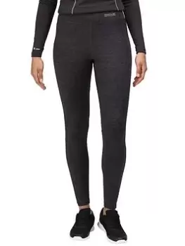 Image of Regatta Holeen Winter Leggings - Grey Marl, Size 18, Women