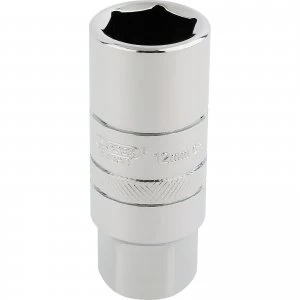 Image of Draper 3/8" Drive Hexagon Spark Plug Socket 3/8" 12mm
