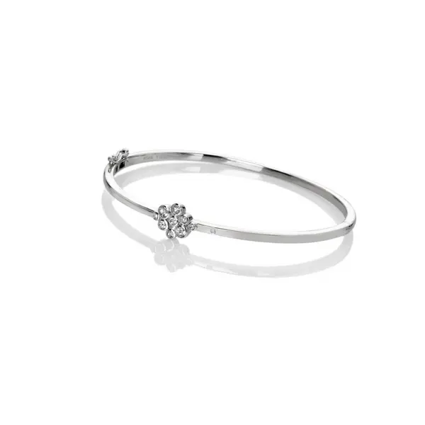 Image of Hot Diamonds Sterling Silver Tender Bangle DC187