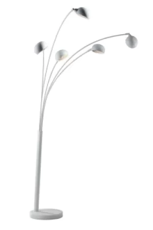 Image of ERACLE 5 Light Multi Arm Floor Lamp White 108x219x35cm