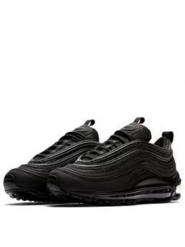 Image of Nike Air Max 97 OG Junior Trainers - Black, Size 4