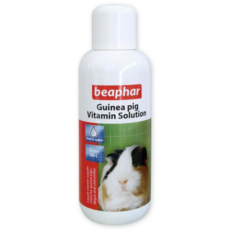 Image of beaphar Vitamin Liquid Solution for Guinea Pigs 100ml Clear unisex