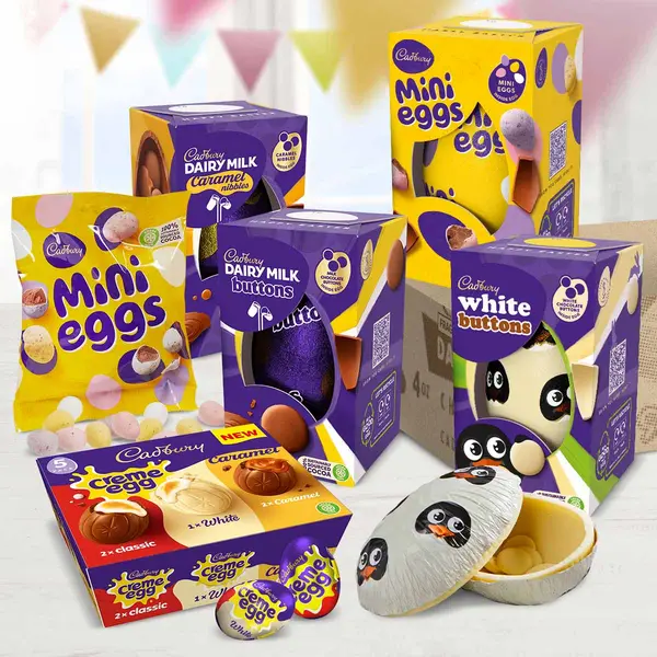 Image of Cadbury Gifts Direct Cadbury Family Easter Chocolate Egg Selection EASFAM