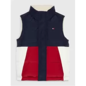 Image of Tommy Hilfiger U Reversible Down Vest - Blue