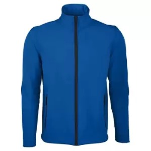 Image of SOLS Mens Race Full Zip Water Repellent Softshell Jacket (S) (Royal Blue)