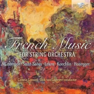Image of French Music for String Orchestra by Jacques Casterede CD Album