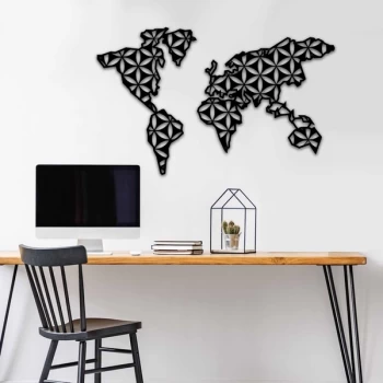 Image of MT - 010 Black Decorative Metal Wall Accessory