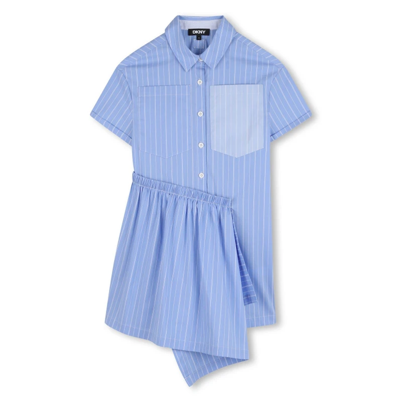 Image of DKNY Dress Jn63 Blue female 6Y