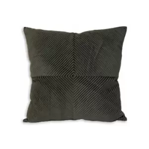 Image of Riva Home Infinity Cushion Cover, Charcoal, 45 x 45 Cm