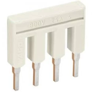 Image of WAGO 2002 404 Jumper Bar Isolated Compatible with details Feed through terminal blocks series 2002