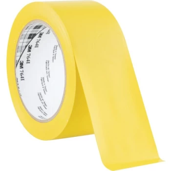 Image of 764I 50MMX3 Yellow Lane Marking Tape - 3M