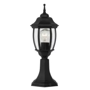 Image of Lucide Tireno Classic Bollard Light Outdoor 1xE27 IP44 Black