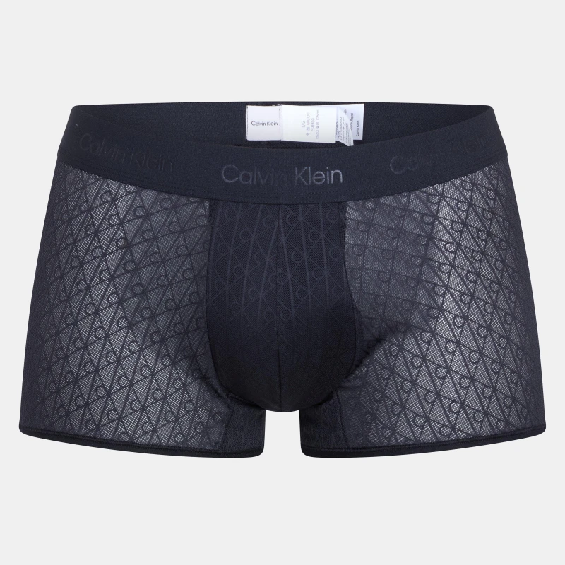 Image of Calvin Klein Mens Low Rise Trunks Black male Large