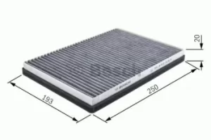 Image of Bosch 1987432058 Cabin Filter M2058