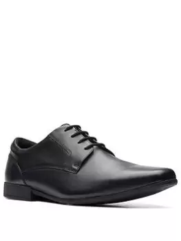 Image of Clarks Sidton Lace Shoes, Black, Size 11, Men